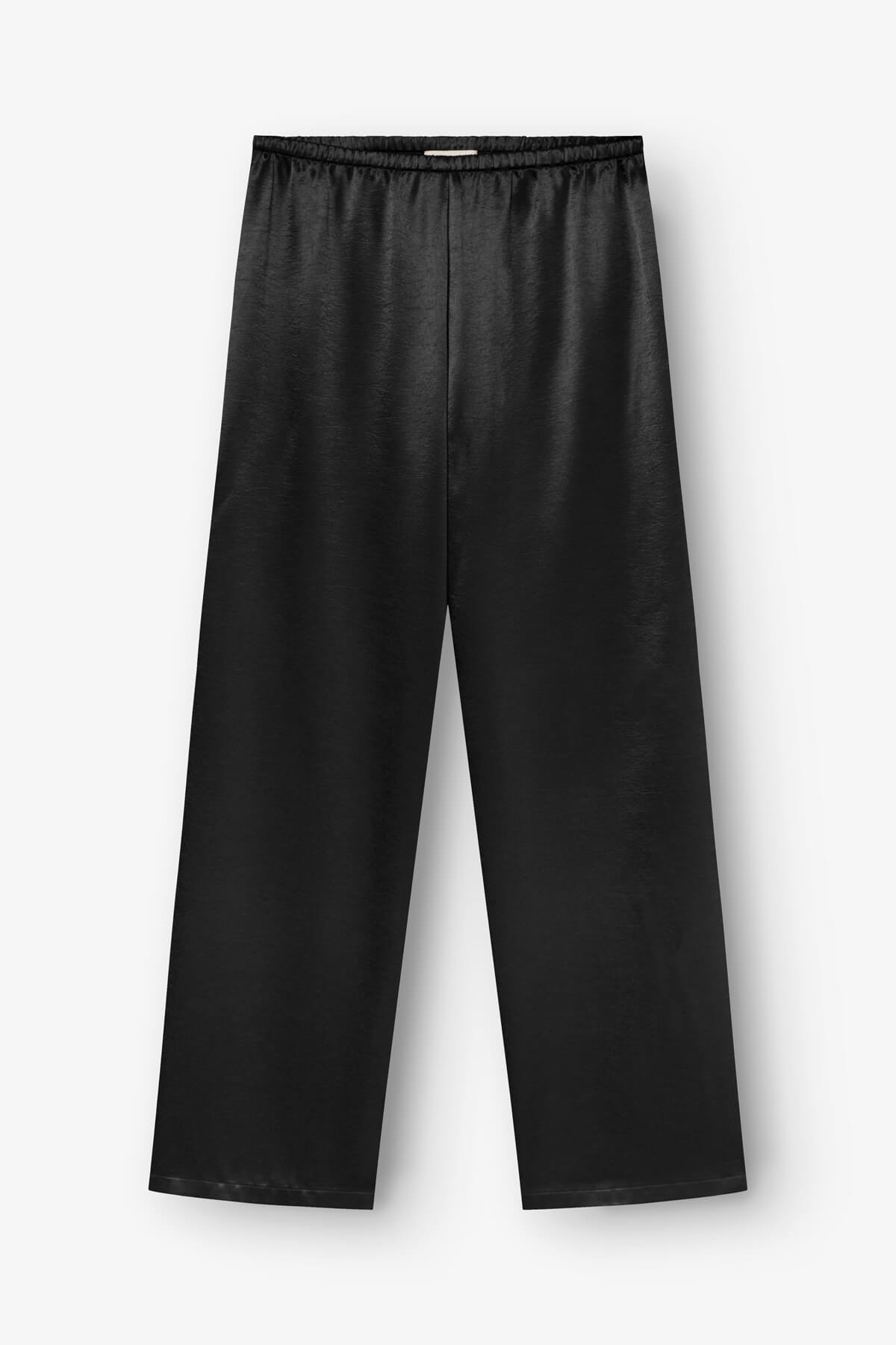 Ames Satin Pants - Black