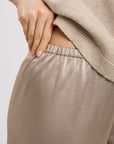 Ames Satin Pants - Nougat